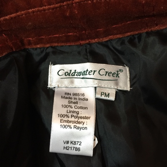 Coldwater Creek Suede Tribal Jacket - Picture 7 of 7
