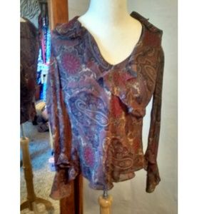 Ralph Lauren Paisley Blouse