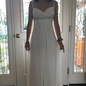 js prom simple gown