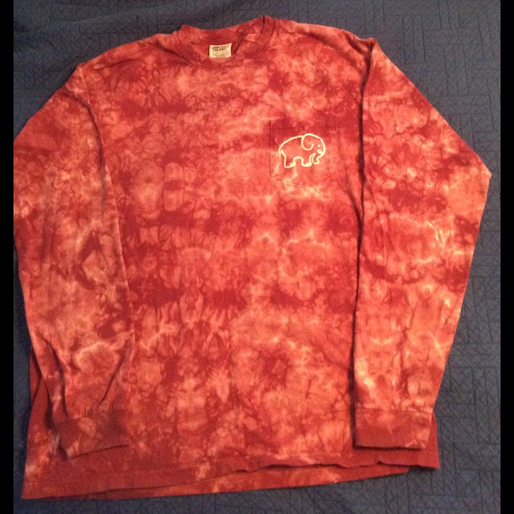 Ivory Ella large, tie dye, long sleeve, t-shirt