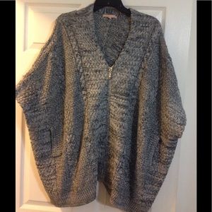 Gibson Latimer Sweater Cardigan Poncho Style Large