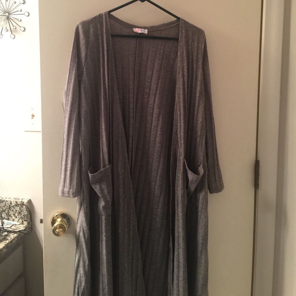 Light grey sarah cardigan from Lularoe