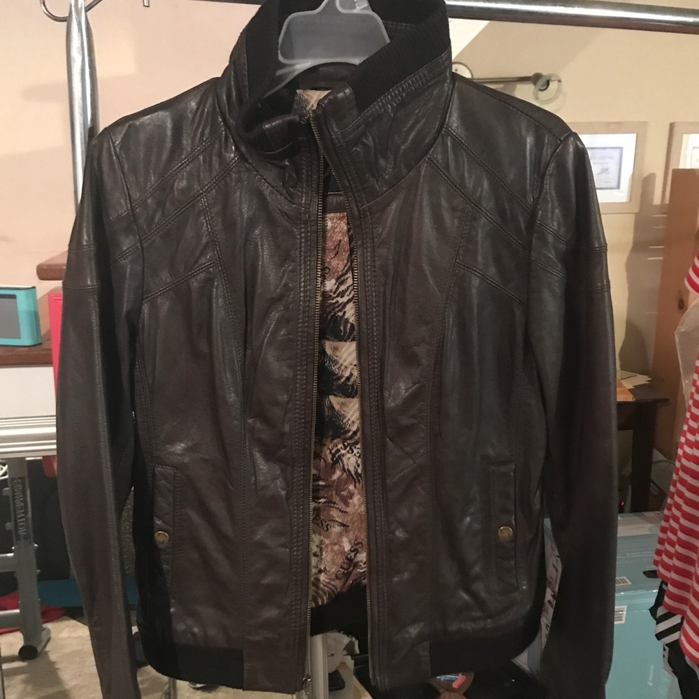 Guess leather jacket