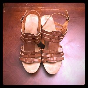 Mia Brown Wedges