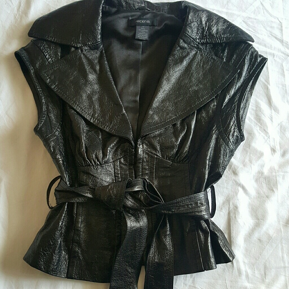 Arden B Leather Vest