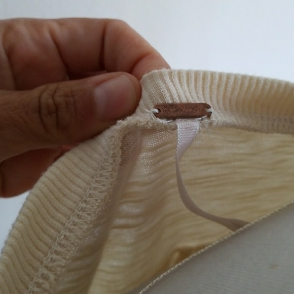 Free people beaded longsleeve v neck - Picture 3 of 4