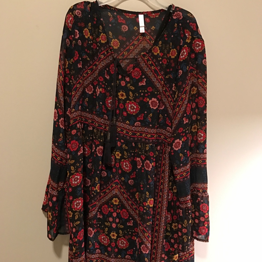 Floral babydoll dress