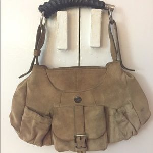 Yves Saint Laurent Mombasa suede purse