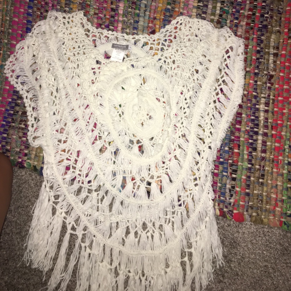 EARTHBOUND FRINGE SHIRT☪️☯️☮️