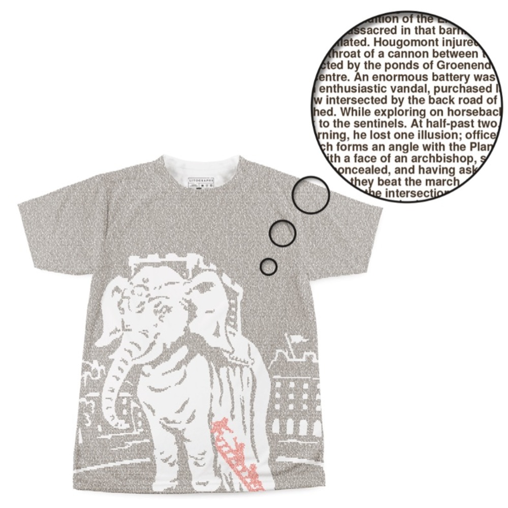 Litographs Les Miserables Victor Hugo Tee
