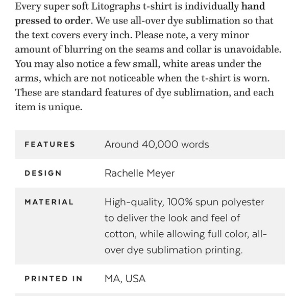 Litographs Les Miserables Victor Hugo Tee - Picture 5 of 8