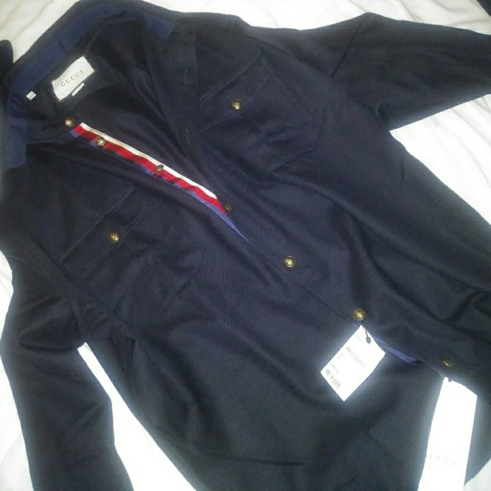 Mens large Gucci long sleeve shirt 2017 collection