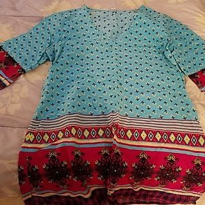 Multi colored cotton shift from Old Navy and