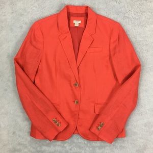 J Crew Linen Schoolboy Blazer J Crew Linen Schoolboy Blazer