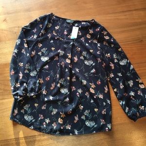 Fall Floral Top, Sz XS