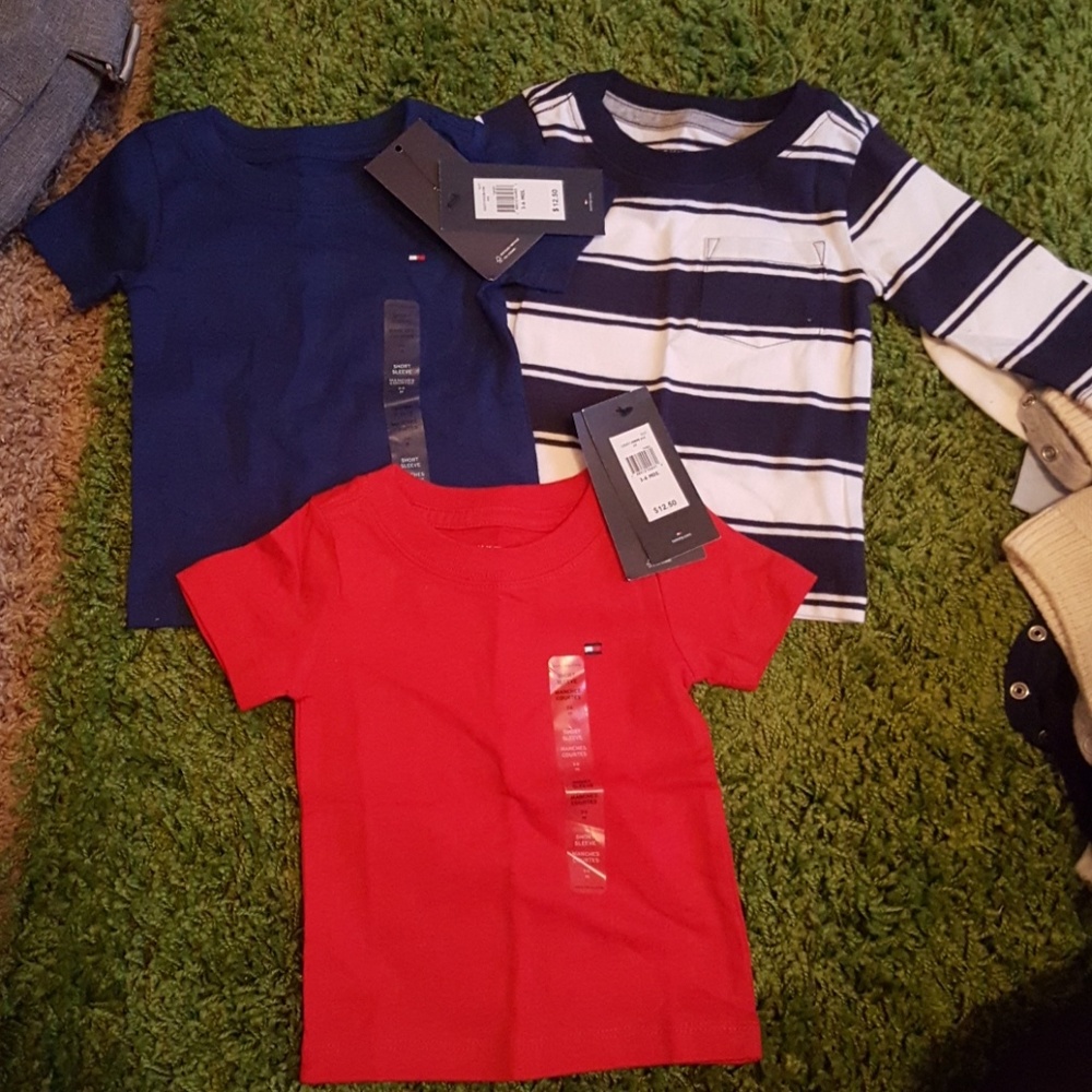 Set of 3 Tommy Hilfiger 3-6 months shirts