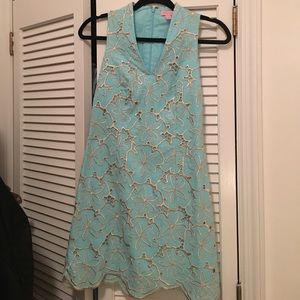 Blue and gold Lilly Pulitzer