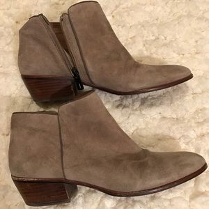 Tan booties