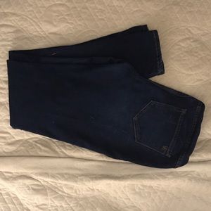 Broken in maternity jeans