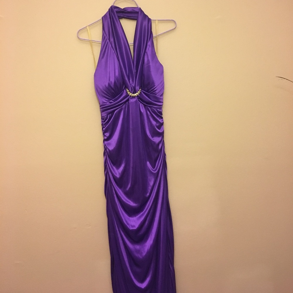 Purple long dress!