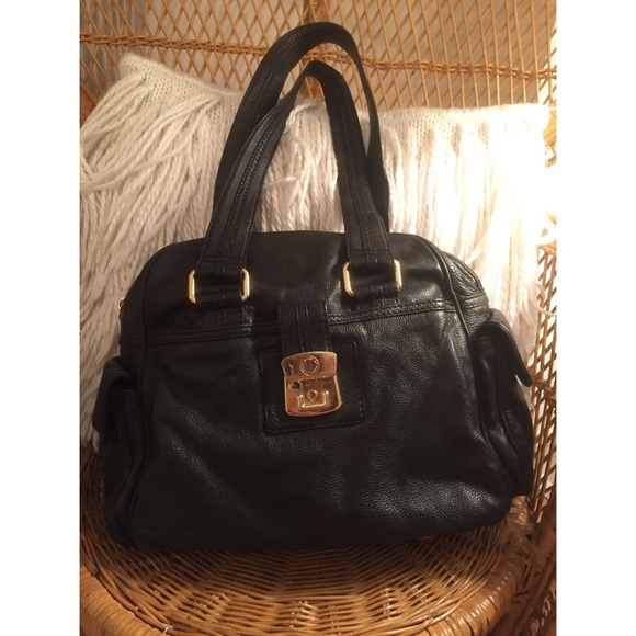 Marc Jacobs Black Leather and Gold Hobo Bag - Picture 1 of 1