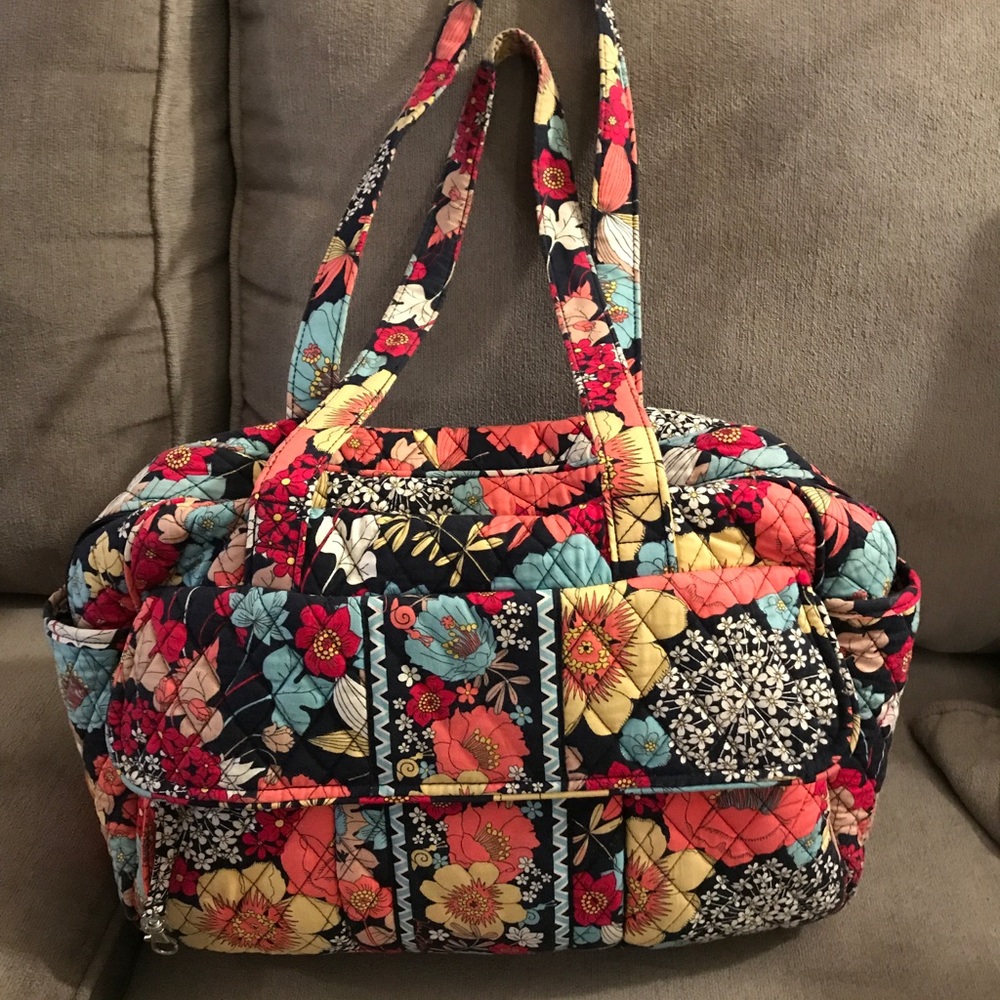 Vera Bradley diaper bag.