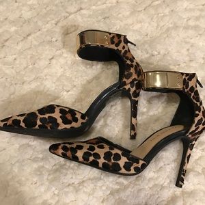 Leopard heels