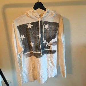 Vintage Looking American Flag Sweatshirt