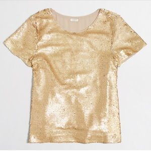 JCrew sequin T-shirt