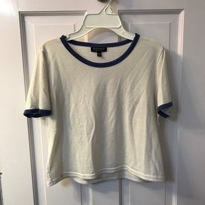 Topshop Short Sleeve Raglan Tee