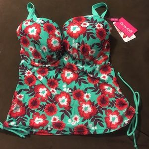 Curvy Kate Aloha Floral Tankini Top, 30H