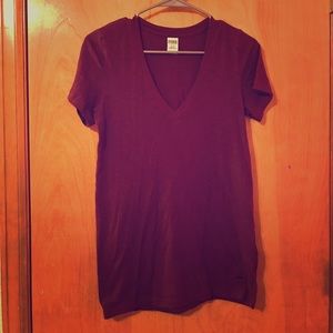 VS PINK plain tee