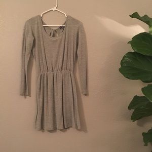 Sparkle & Fade Grey Long Sleeve Dress