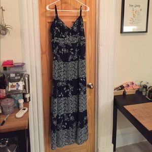 Navy Blue Maxi Dress - Torrid Size 2