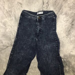 American Apparel Dark acid wash jeans