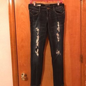 Decree Ripped Skinny Jeans