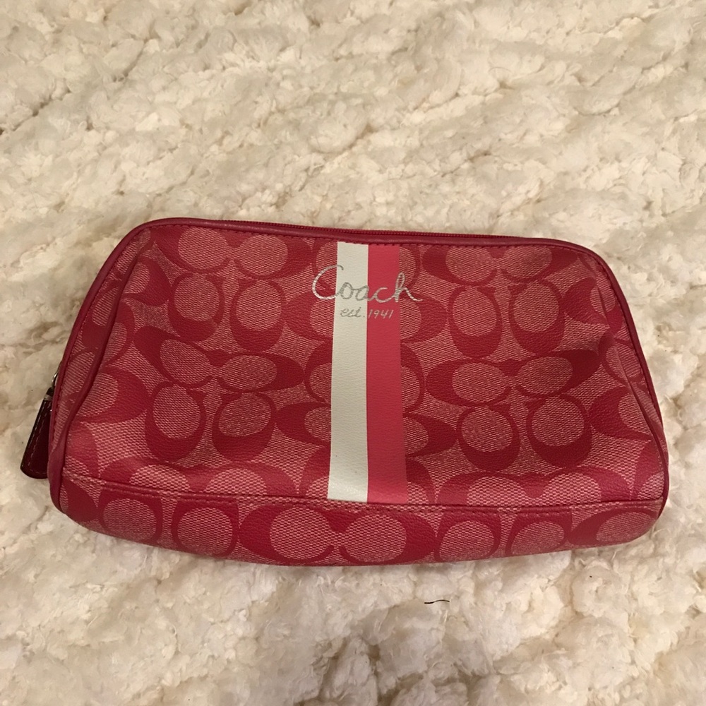 Coach makeup bag