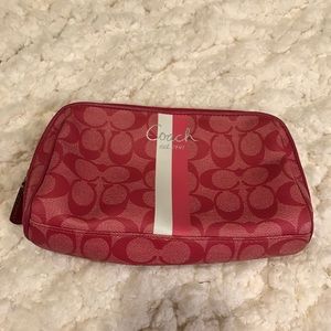 Coach makeup bag