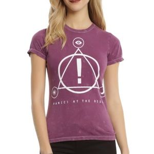 Panic at the disco woman's t-shirt