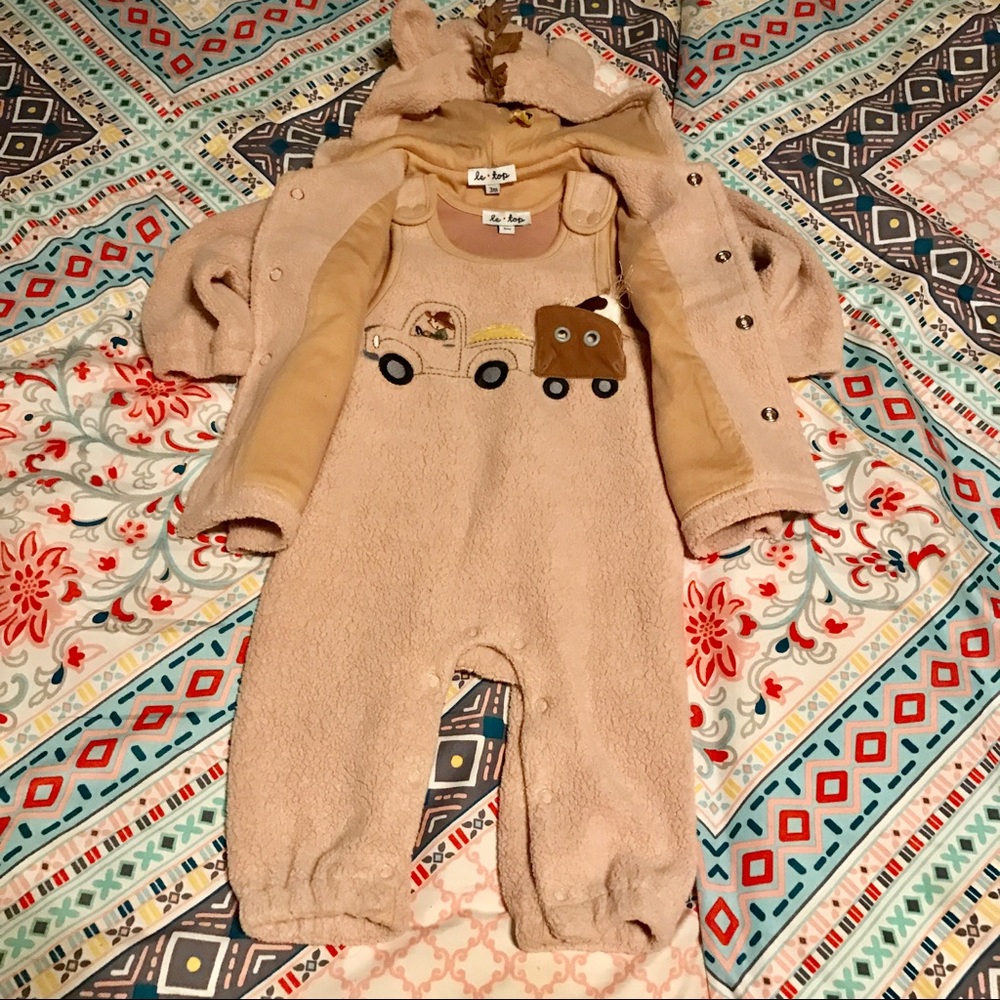 Le Top 2 Piece Baby Boy Horse Outfit