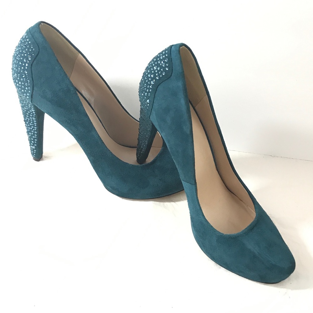 Nine West Suede Heels Sz 9M