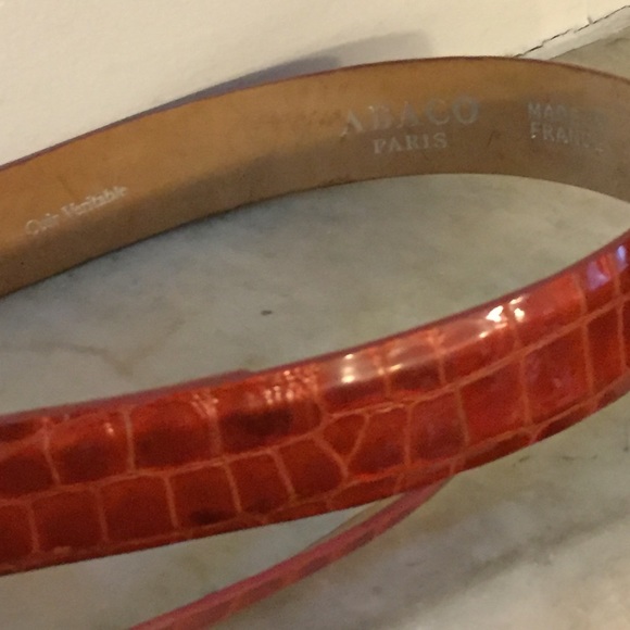 Vintage Abaco Leather Belt 28\