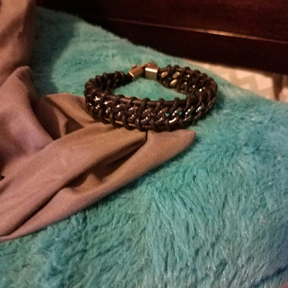 Leather braided bracelet - Picture 1 of 2