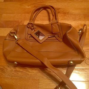 topshop tan super great vegan leather bag topshop tan super great vegan leather bag