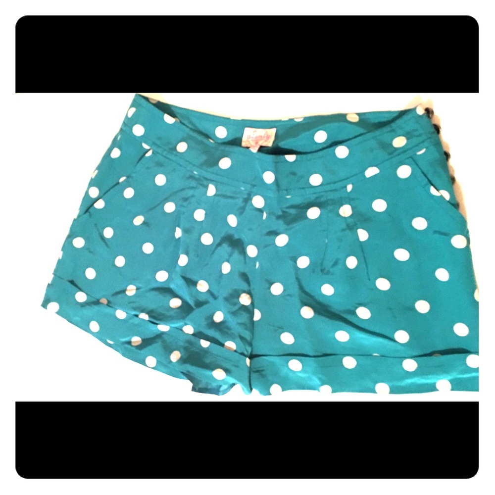 Gorgeous silk shorts from Anthropologie