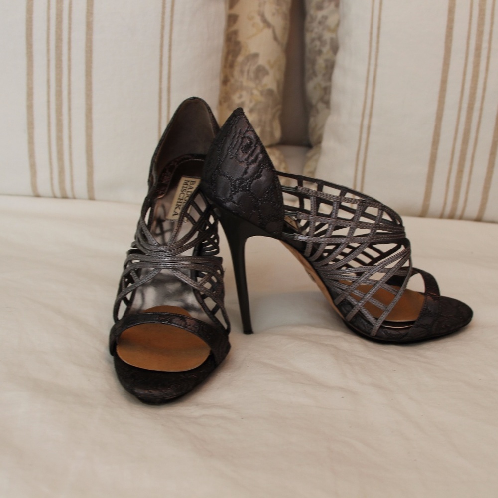 Badgley Mischka Strappy Heels