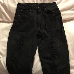 High waisted ripped jeans SOLD