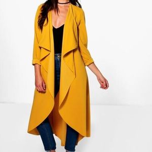 Mustard Waterfall Duster