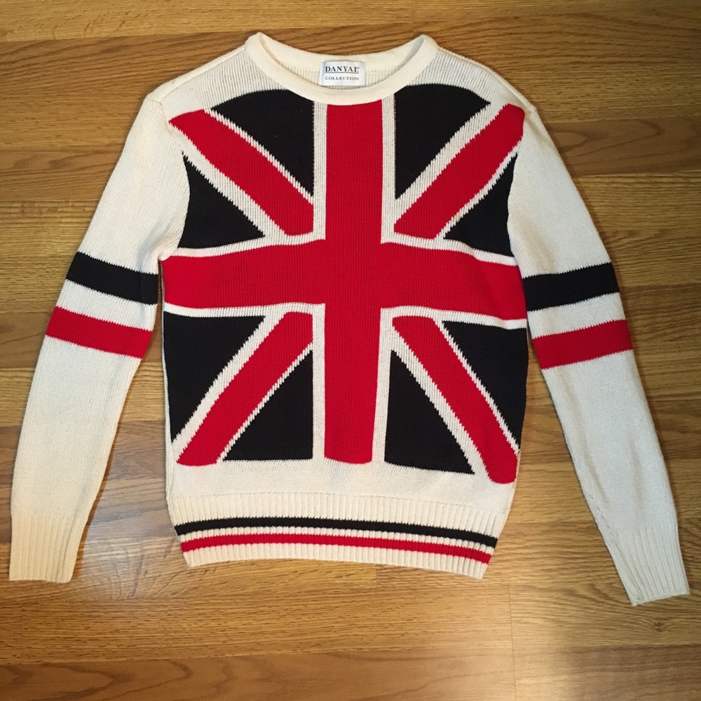 London U.K. Souvenir Union Jack sweater