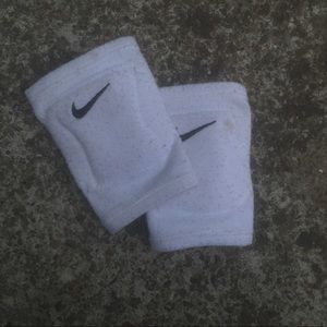 White Nike Volleyball Knee Pads